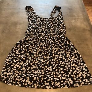 Black + White Floral Jumper